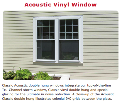 harvey accoustic vinyl window
